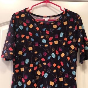 Lularoe Julia M dark purple